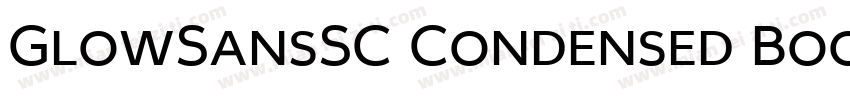 GlowSansSC Condensed Book字体转换